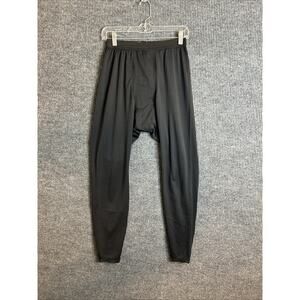 Polartec Mens Lightweight Drawer Base Layer Pants Size Medium Black Pull On